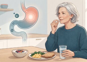 Omeprazol todo dia depois dos 60: por que o uso prolongado pode derrubar a vitamina B12 e o magnésio