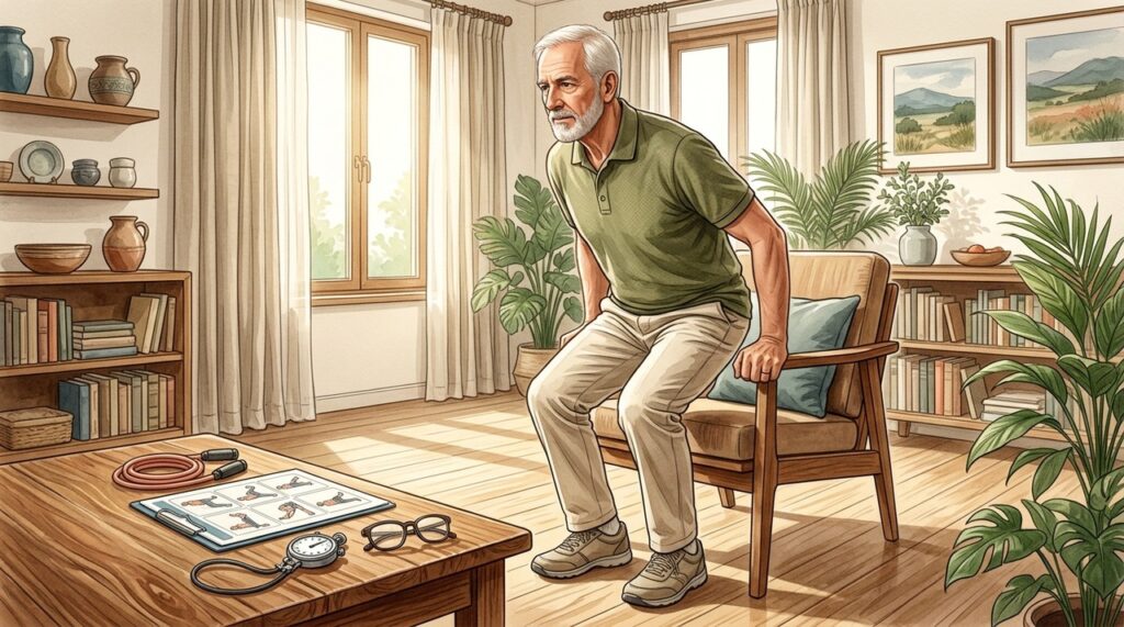 Exercícios simples preservam mobilidade, autonomia e confiança nas atividades diárias.