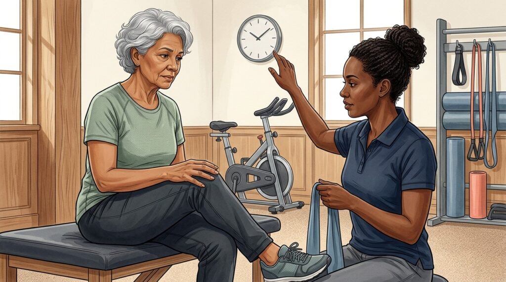 Observar a recuperação após o treino ajuda a ajustar exercícios com segurança.