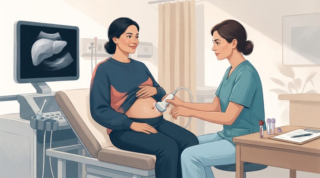 Ultrassom, exames laboratoriais, FIB-4 e elastografia ajudam a avaliar aspectos diferentes da doença hepática.