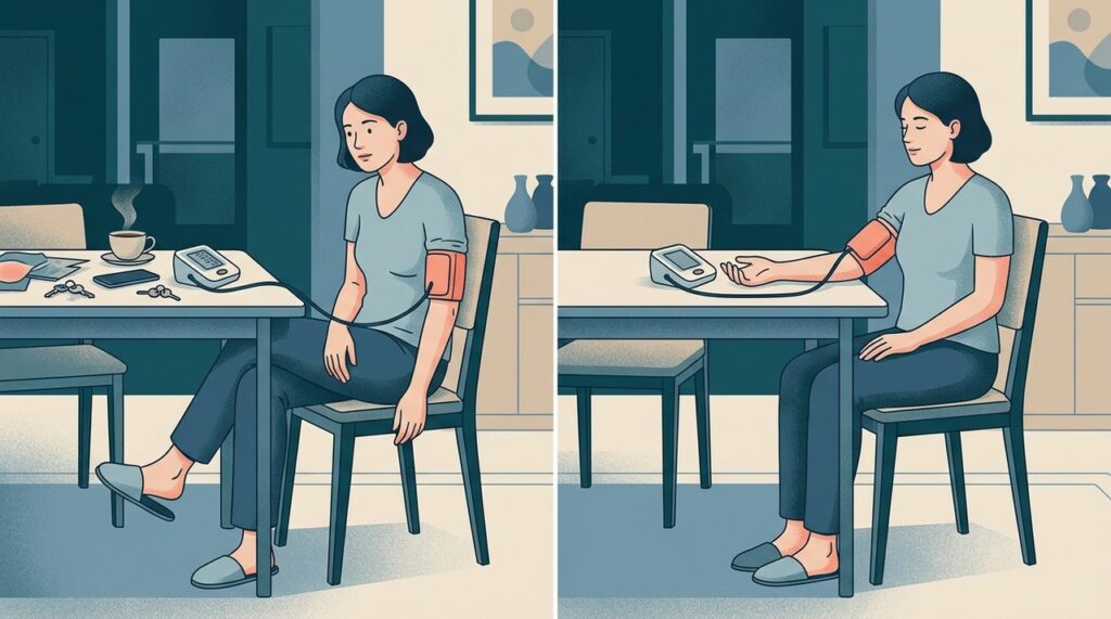 Café, exercício recente e postura inadequada podem interferir temporariamente na medida da pressão.