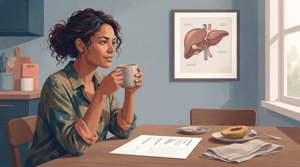 A relação entre café e enzimas hepáticas aparece em pesquisas, mas não comprova efeito de tratamento.