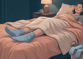 Dormir de meia faz mal? O que observar no tecido e na higiene