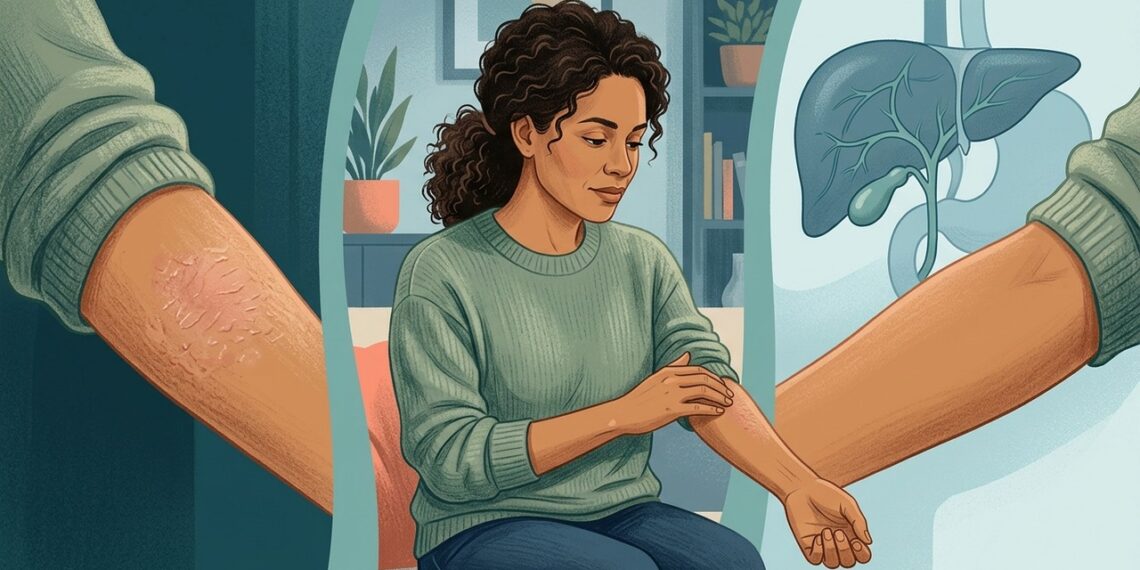 Como diferenciar coceira dermatológica comum de sintomas que indicam alteração hepática