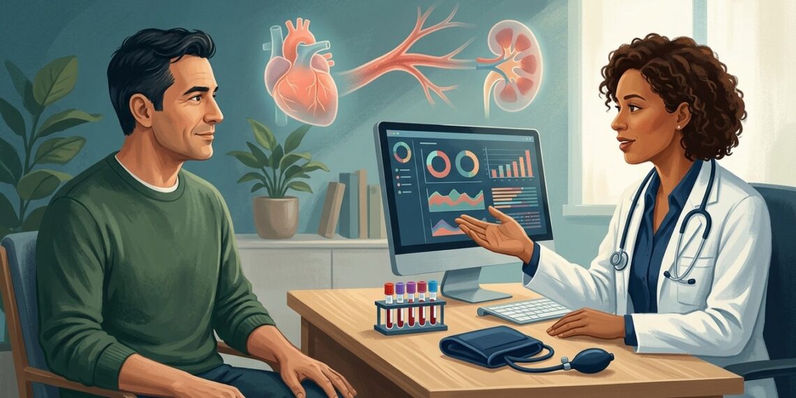 Quais exames avaliam o risco cardiovascular além do colesterol total