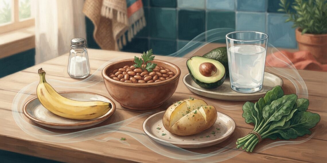 Alimentos ricos em potássio que ajudam o corpo a equilibrar o sódio