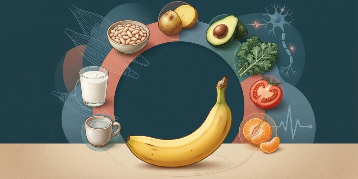 Os alimentos comuns ricos em potássio que vão além da banana