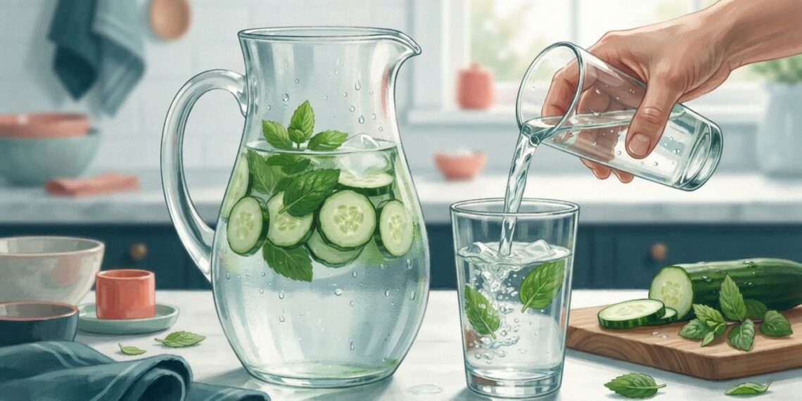 Colocar hortelã e pepino na água: qual a função e como deixar a bebida saborosa
