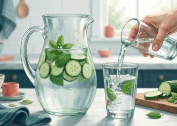 Colocar hortelã e pepino na água: qual a função e como deixar a bebida saborosa