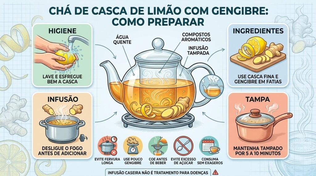 Higiene, temperatura, tempo e recipiente tampado fazem diferença no preparo da infusão.