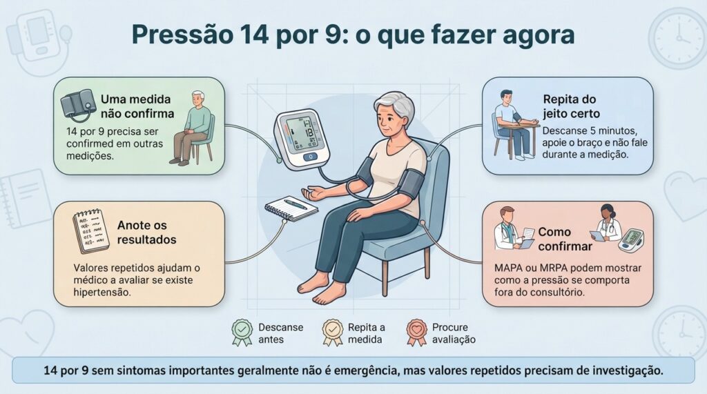 Confirmar a medida e acompanhar os valores é mais importante do que tirar conclusões a partir de uma única aferição.