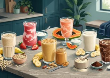 6 receitas de vitaminas caseiras ricas em proteína para o pós-treino