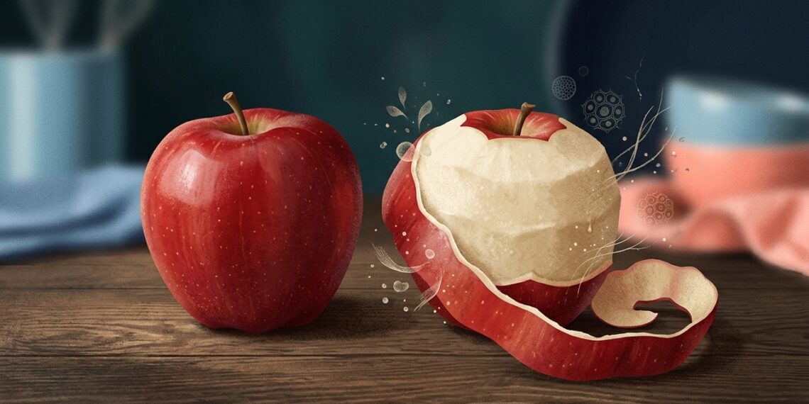 Muita gente descasca a maçã por costume, mas poucos sabem quanto de nutrientes fica na casca