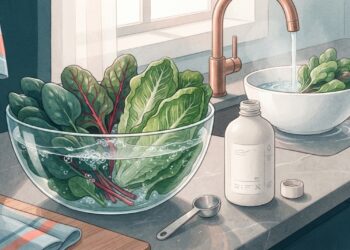 Higienizar verduras com hipoclorito: o que muda e por que a Anvisa recomenda