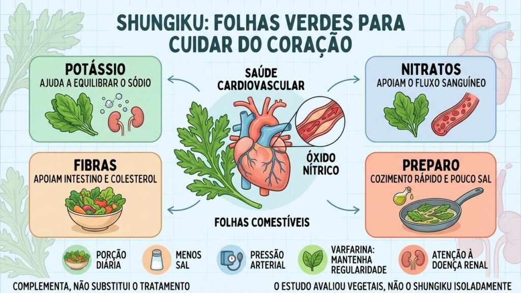 Potássio, nitratos naturais, fibras e preparo com pouco sal ajudam a compor uma alimentação cardioprotetora.