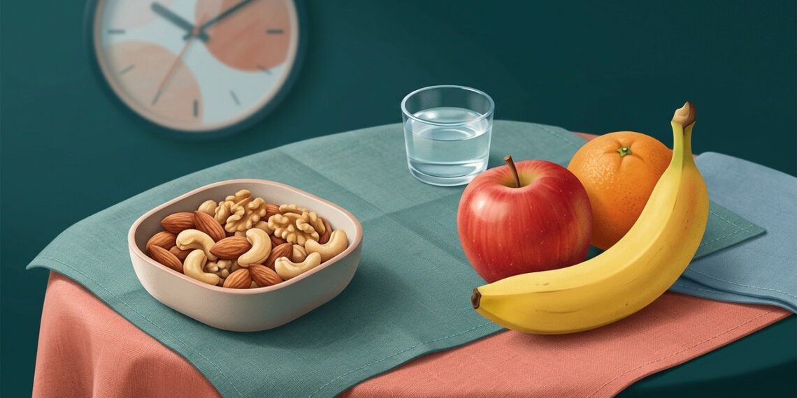 Castanhas ou frutas como lanche da tarde: qual é melhor para a saciedade, a energia e o controle da fome