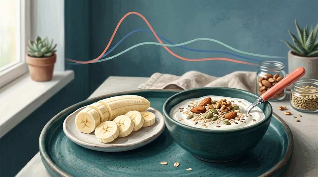 A glicemia após comer banana também depende da quantidade e dos alimentos consumidos junto com a fruta.