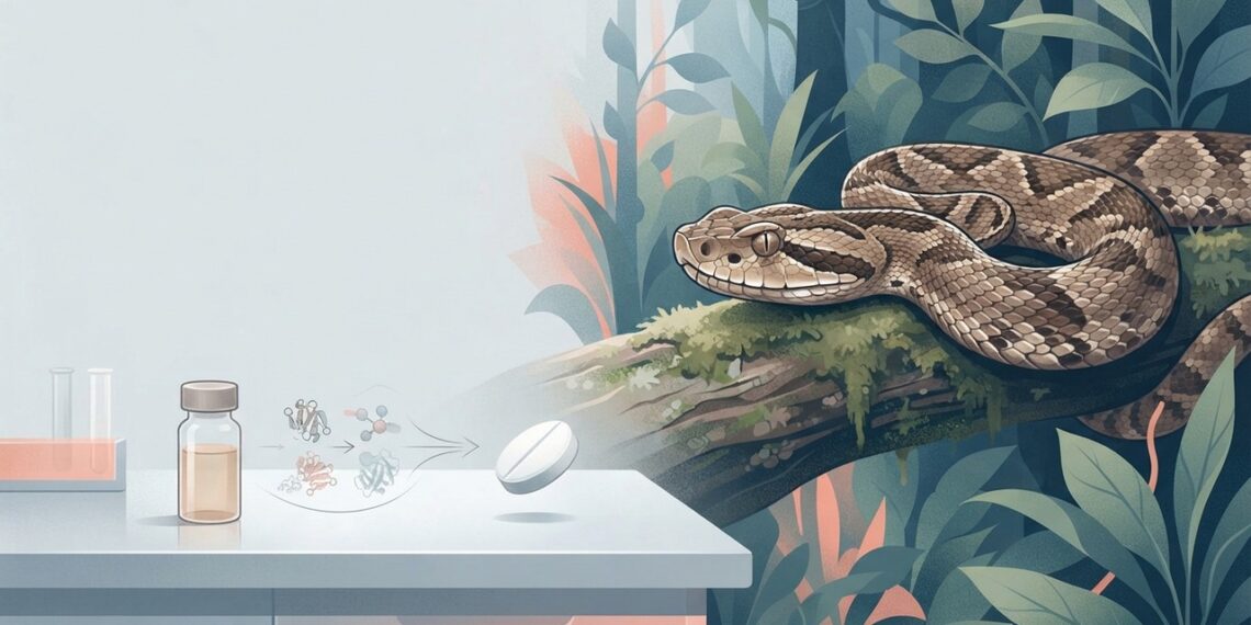 A serpente brasileira cujo veneno deu origem a um dos remédios para pressão alta mais usados no mundo