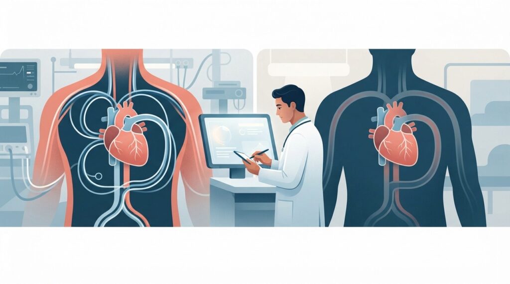 A possibilidade de doar o coração depende das circunstâncias da morte, da preservação da circulação e da avaliação do órgão.