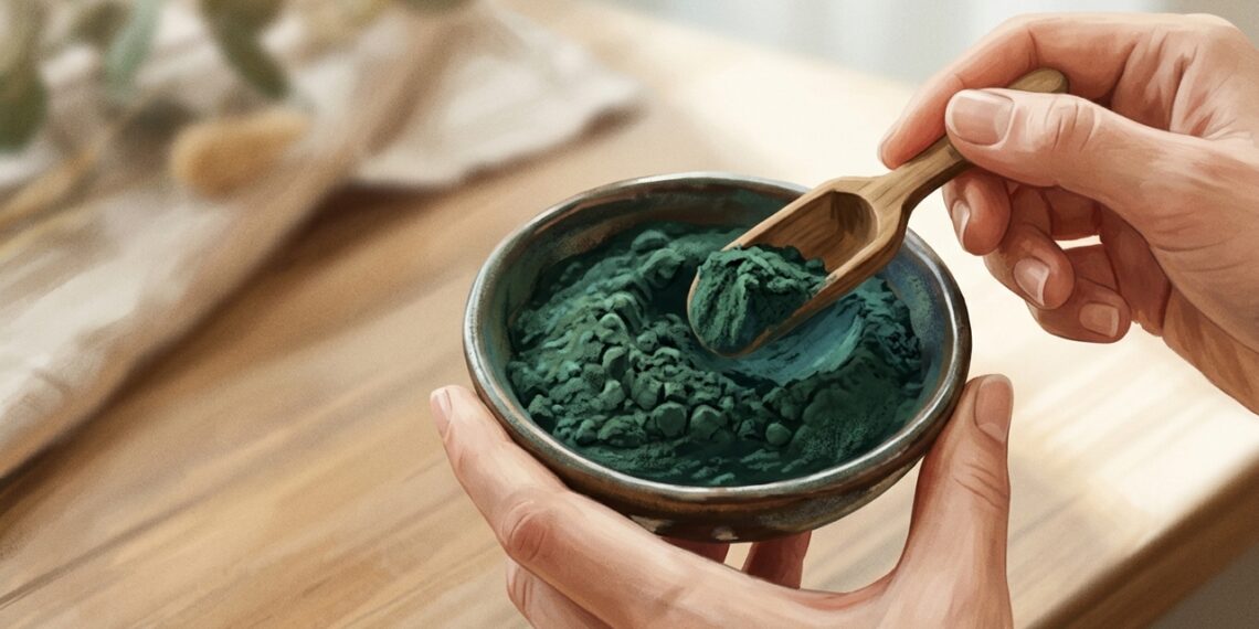 A spirulina concentra proteínas e pigmentos antioxidantes, mas exige atenção à qualidade e às contraindicações.
