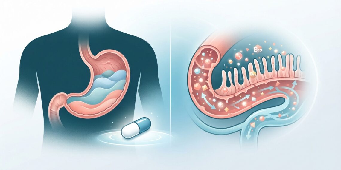 A falta de vitamina B12 nem sempre vem da alimentação, mas pode estar ligada ao uso prolongado de remédios para gastrite