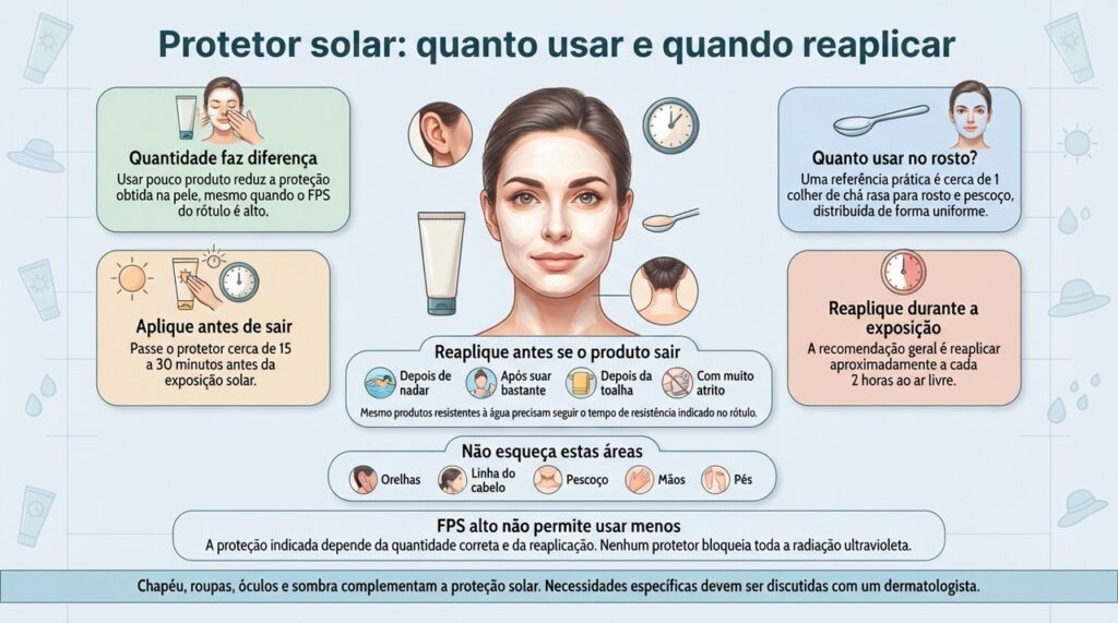 Quantidade adequada, cobertura uniforme e reaplicação são tão importantes quanto escolher um FPS apropriado.