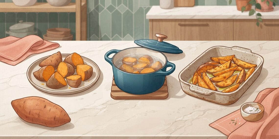 Como preparar a batata-doce para aproveitar melhor os nutrientes