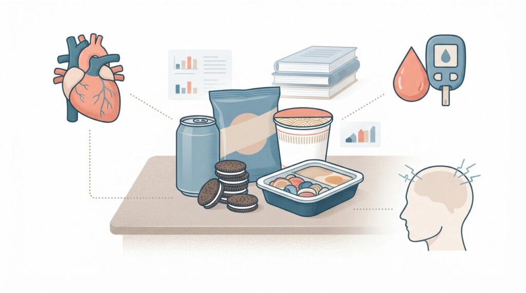 A revisão reuniu milhões de participantes e encontrou associações com coração, diabetes e transtornos mentais comuns.