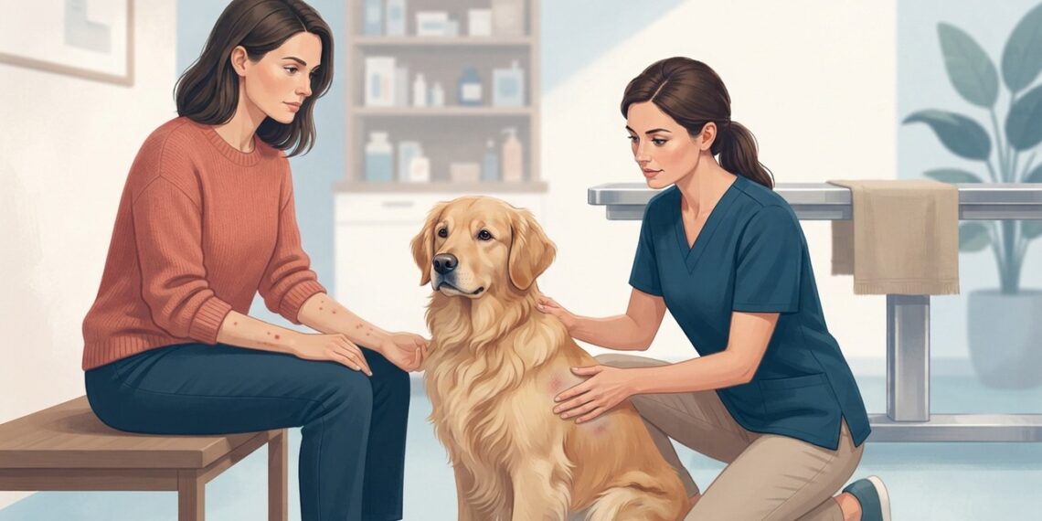 Sarna de cachorro pega em humano?