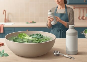 Higienizar verduras com água sanitária: qual o benefício e por que a vigilância sanitária orienta