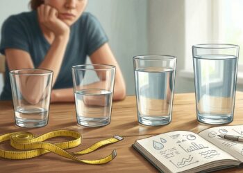Beber água antes das refeições pode aumentar a saciedade e apoiar hábitos de controle do peso.