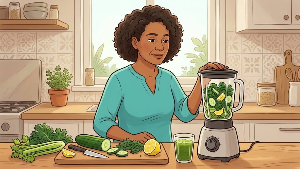 Sucos de vegetais sem açúcar podem complementar a alimentação, mas não substituem o tratamento do diabetes