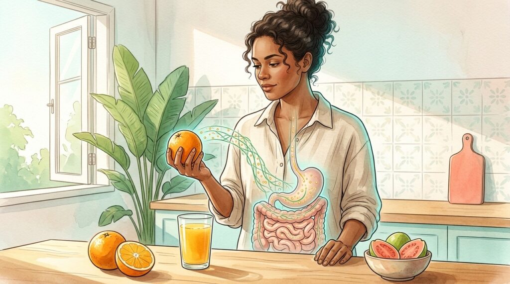 Mastigar a fruta ajuda a consumir fibras e torna mais fácil controlar a porção.