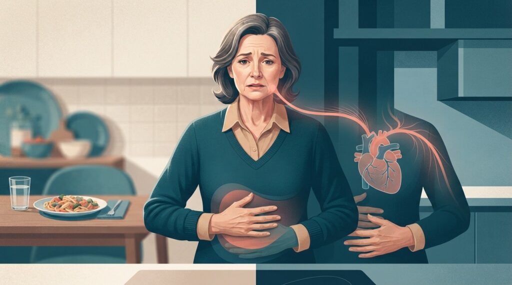 No infarto, o desconforto pode aparecer no peito, estômago, costas ou mandíbula e nem sempre parece a dor clássica.