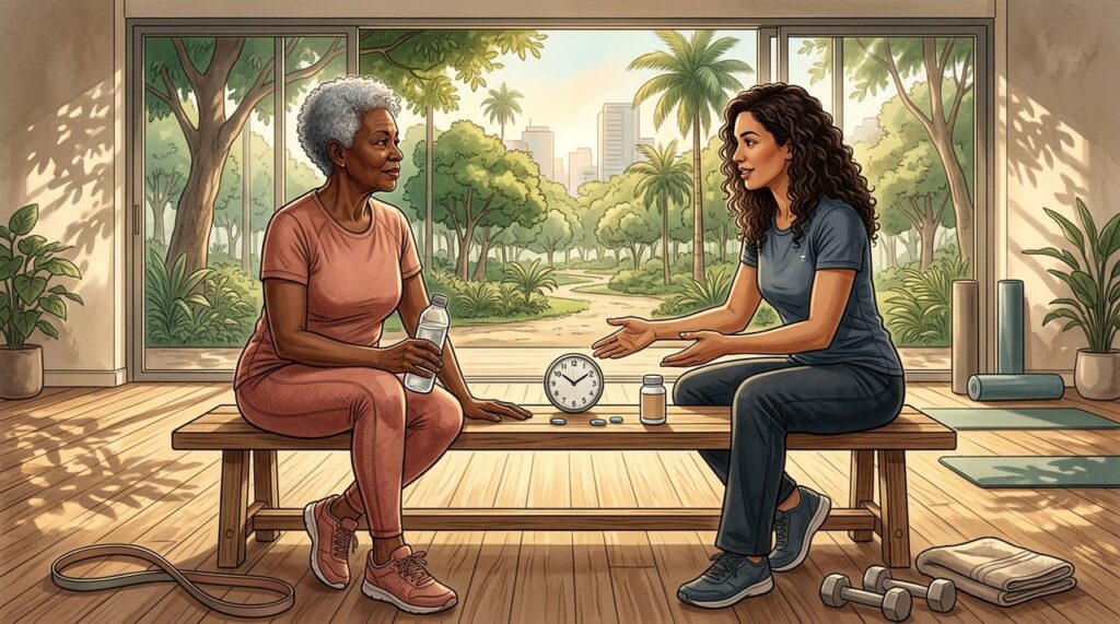 Exercício e reposição individualizada integram o cuidado ósseo depois dos 50.