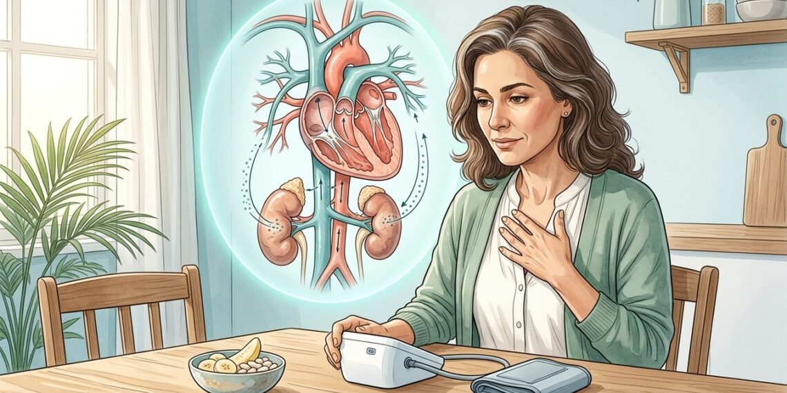 Por que comer pouco potássio pode atrapalhar o controle da pressão alta
