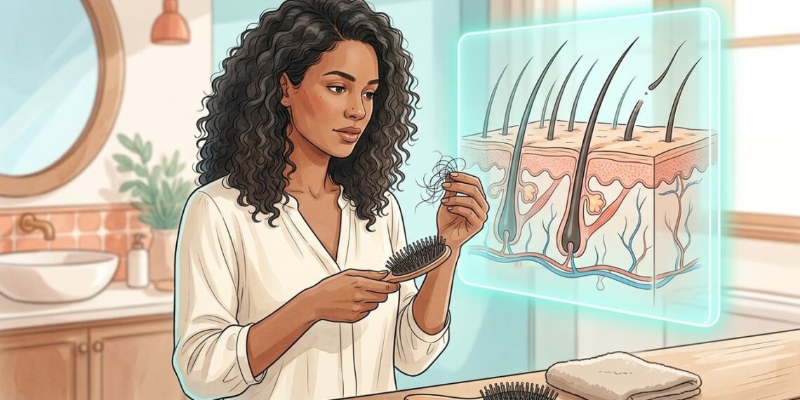 Como identificar se a sua queda de cabelo está acima do esperado