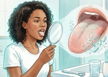 O mau hálito que não passa muitas vezes não começa na boca, mas em restos de alimentos e bactérias na língua