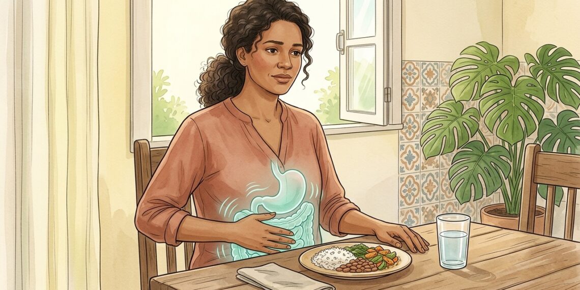 As cólicas após comer nem sempre indicam algo grave, e geralmente são contrações normais do intestino diante de certos alimentos