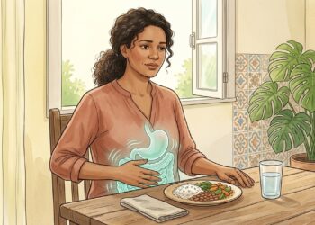 As cólicas após comer nem sempre indicam algo grave, e geralmente são contrações normais do intestino diante de certos alimentos