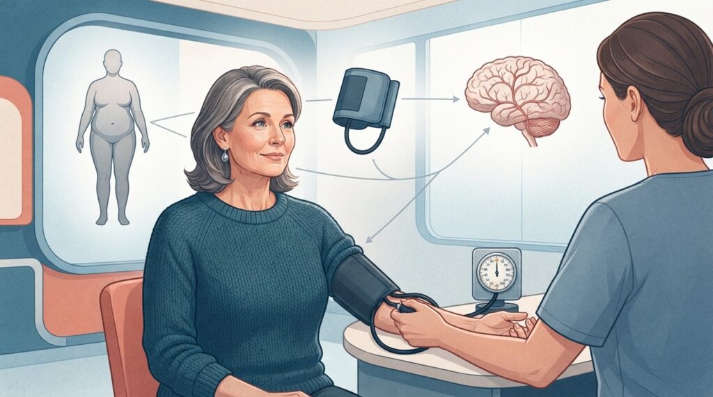 A análise genética encontrou uma relação compatível com possível efeito causal do IMC, mas não demonstrou diretamente dano cerebral.