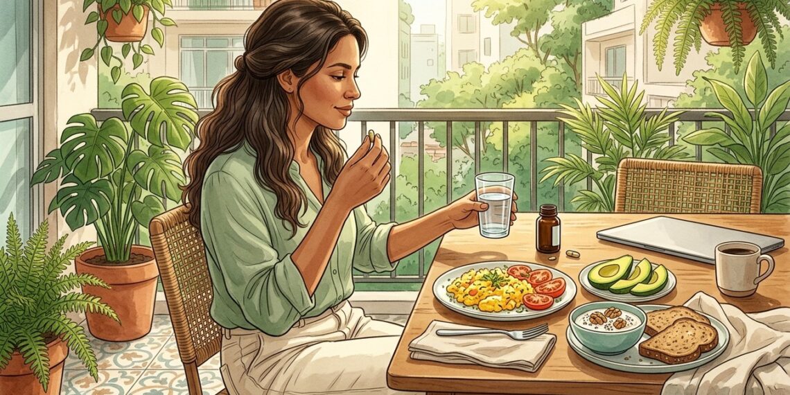 Vitamina D no café da manhã ou no almoço: em que momento o corpo absorve melhor