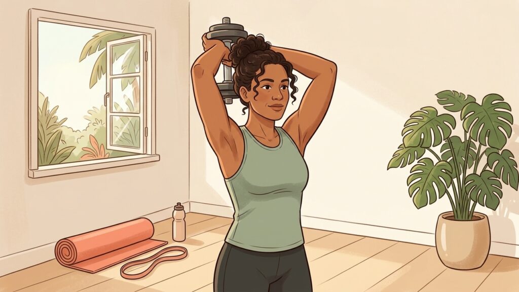 Flacidez nos braços pode melhorar com este tipo de exercício