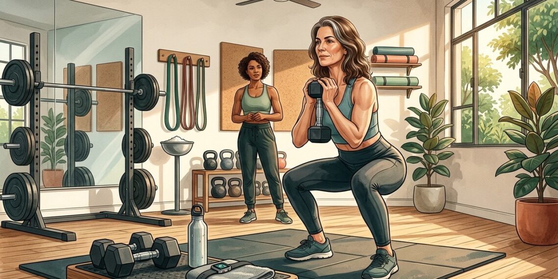 Treino de força ganha importância na menopausa mesmo quando o foco não é só o peso