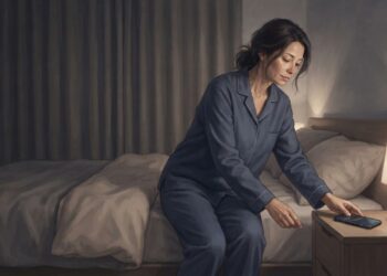 Um quarto escuro, silencioso e fresco e o uso da cama principalmente para dormir podem favorecer uma rotina de sono mais consistente.