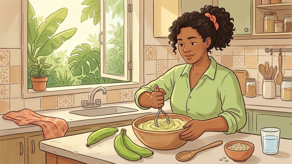 Purê de banana verde pode ajudar quem sofre com intestino preso