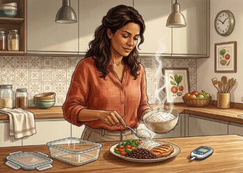 Arroz requentado tem efeito diferente sobre o açúcar no sangue?