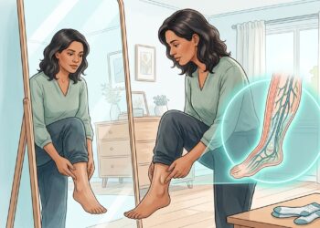 O teste simples do espelho que ajuda a perceber retenção de líquido no corpo