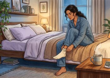 Dormir com os pés frios pode dificultar o início do sono em algumas pessoas