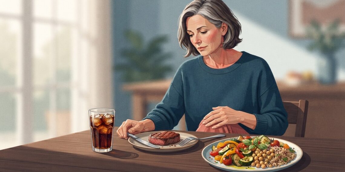 Refrigerante, carne vermelha e menopausa: estudo investiga a relação com ondas de calor e dores no corpo